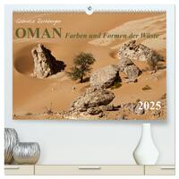 Vorderes Coverbild OMAN Farben und Formen der Wüste (hochwertiger Premium Wandkalender 2025 DIN A2 quer), Kunstdruck in Hochglanz
