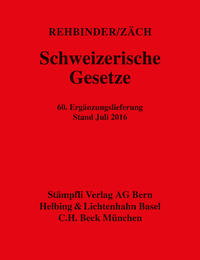 Vorderes Coverbild Schweizerische Gesetze
