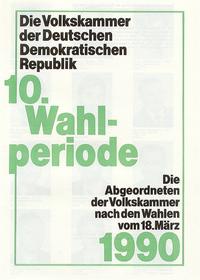 Vorderes Coverbild Die Volkskammer der Deutschen Demokratischen Republik