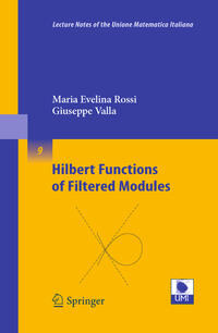Vorderes Coverbild Hilbert Functions of Filtered Modules