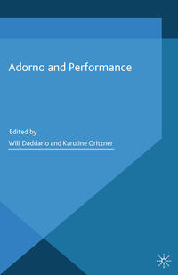 Vorderes Coverbild Adorno and Performance