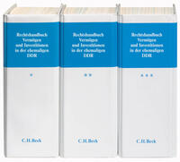 Vorderes Coverbild Rechtshandbuch Vermögen und Investitionen in der ehemaligen DDR. RVI