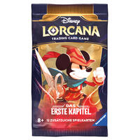 Vorderes Coverbild Disney Lorcana Trading Card Game: Das Erste Kapitel - Booster (Deutsch)