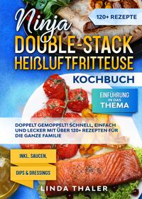 Vorderes Coverbild Ninja Double-Stack Heißluftfritteuse Kochbuch