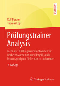 Vorderes Coverbild Prüfungstrainer Analysis