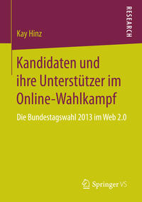Vorderes Coverbild Kandidaten und ihre Unterstützer im Online-Wahlkampf