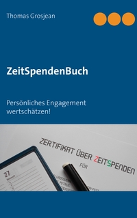Vorderes Coverbild ZeitSpendenBuch