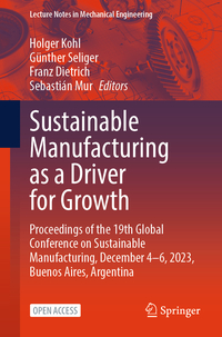 Vorderes Coverbild Sustainable Manufacturing as a Driver for Growth