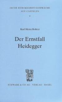 Vorderes Coverbild Der Ernstfall Heidegger
