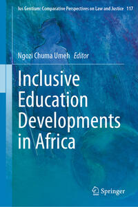 Vorderes Coverbild Inclusive Education Developments in Africa