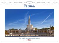 Vorderes Coverbild Fatima: Ein Besuch in Portugals heiligem Herz (Wandkalender 2025 DIN A4 quer), CALVENDO Monatskalender