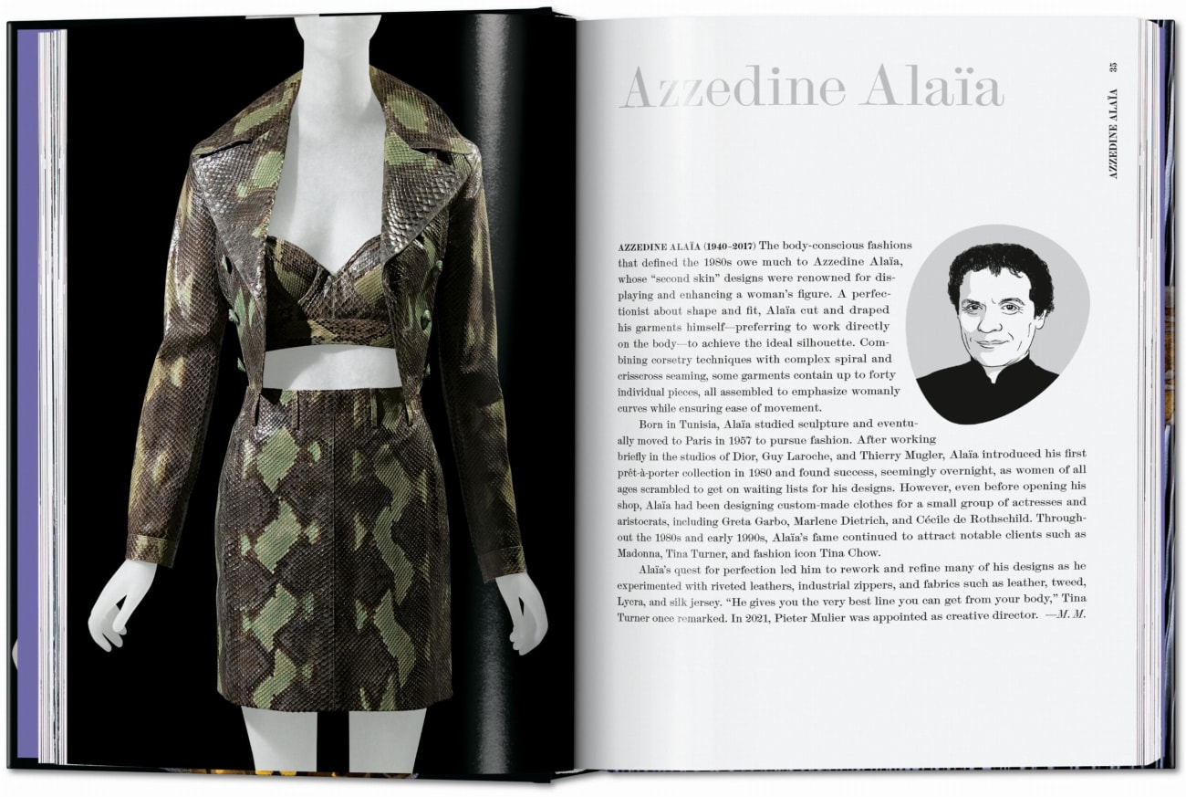 Beispielinhalt (Bild) Modedesigner A–Z. 40th Ed.