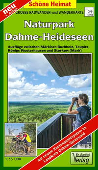 Vorderes Coverbild Große Radwander- und Wanderkarte Naturpark Dahme-Heideseen