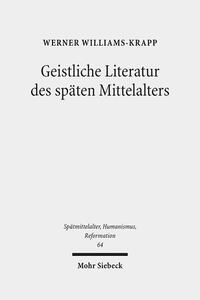 Vorderes Coverbild Geistliche Literatur des späten Mittelalters