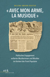 Vorderes Coverbild "Avec mon arme, la musique"
