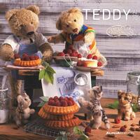 Vorderes Coverbild Alpha Edition - Teddy 2025 Broschürenkalender, 30x30cm, Wandkalender mit Platz für Notizen und Termine, schöne Teddy-Motive, Monatsübersicht und Ferientermine DE/AT/CH