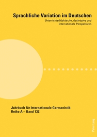Vorderes Coverbild Sprachliche Variation im Deutschen