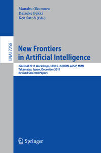 Vorderes Coverbild New Frontiers in Artificial Intelligence