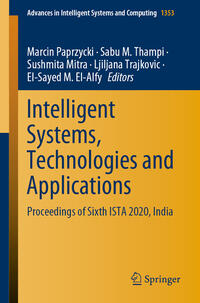 Vorderes Coverbild Intelligent Systems, Technologies and Applications