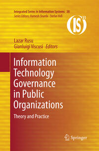 Vorderes Coverbild Information Technology Governance in Public Organizations