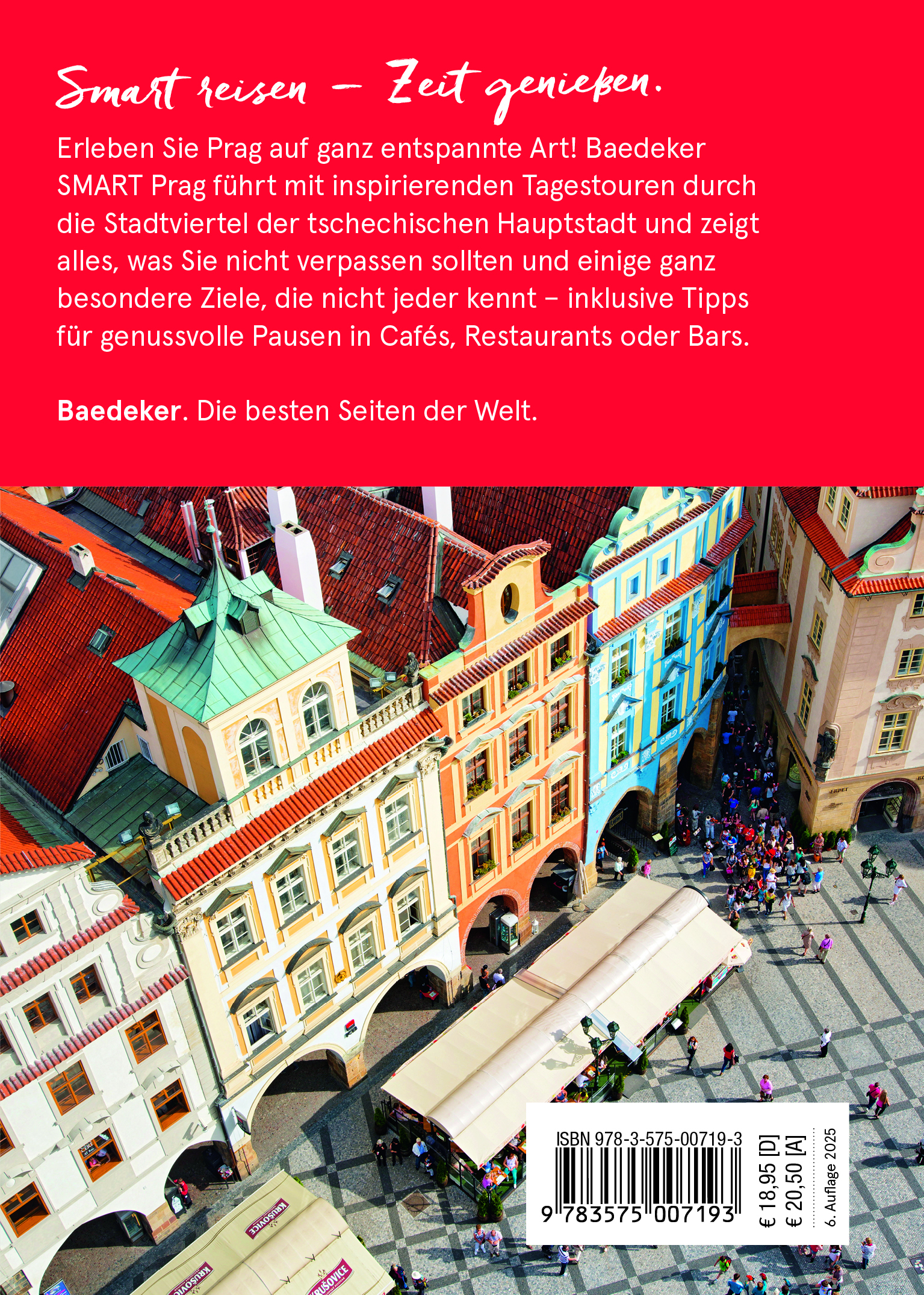 Rückseitencover Baedeker SMART Reiseführer Prag