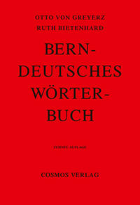 Vorderes Coverbild Berndeutsches Wörterbuch