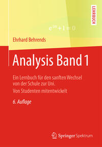 Vorderes Coverbild Analysis Band 1
