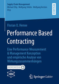 Vorderes Coverbild Performance Based Contracting