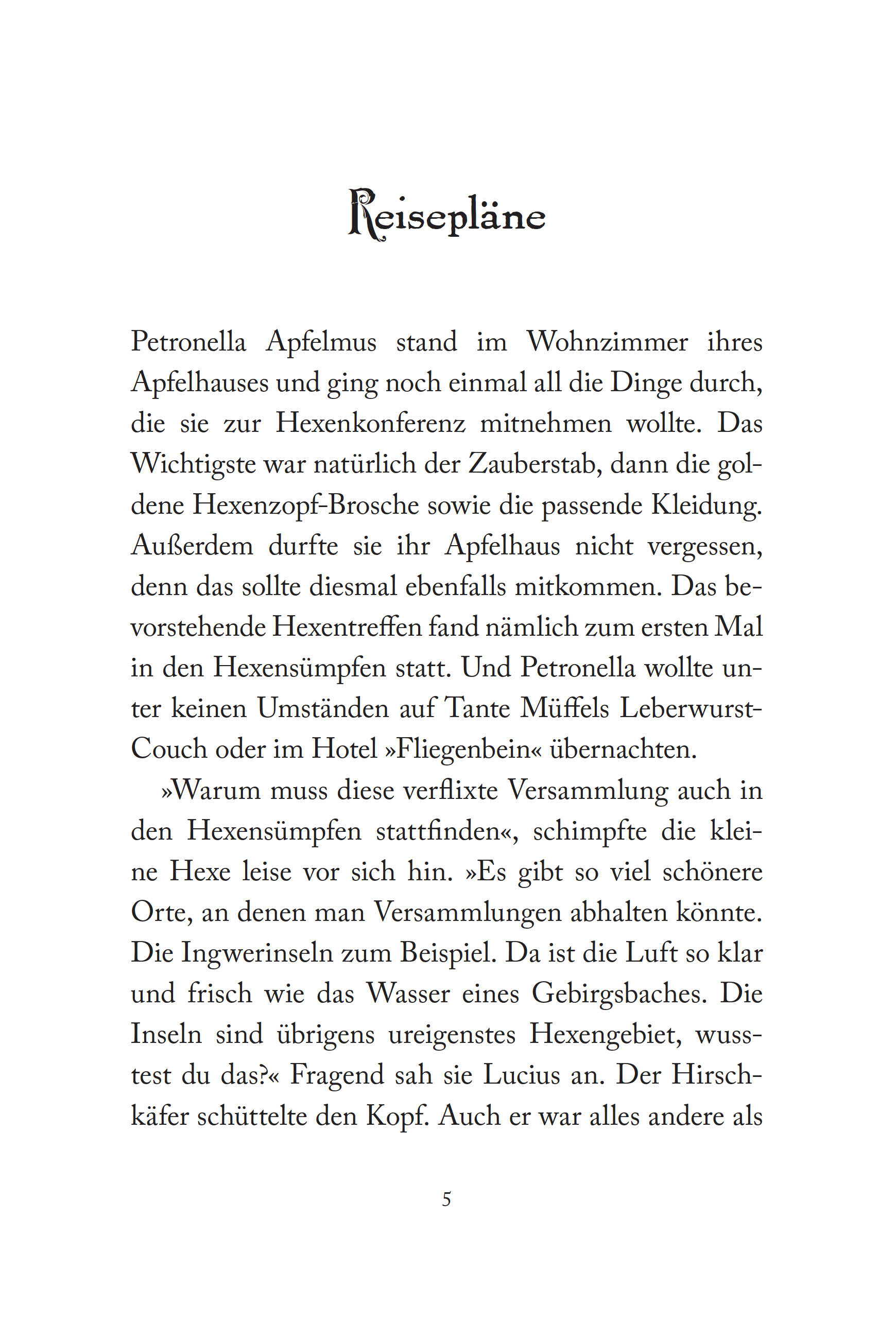 Beispielinhalt (Bild) Petronella Apfelmus - Burggespenst und Hexensümpfe (Band 11)