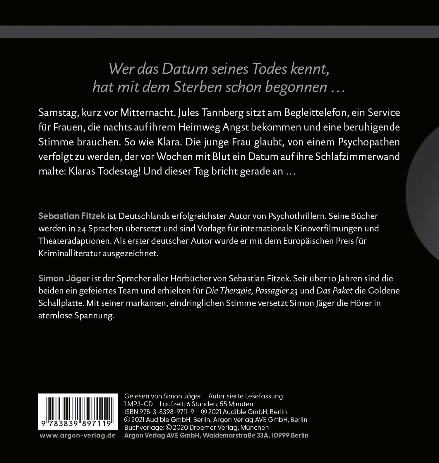 Rückseitencover Der Heimweg