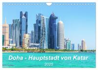 Vorderes Coverbild Doha - Hauptstadt von Katar (Wandkalender 2025 DIN A4 quer), CALVENDO Monatskalender