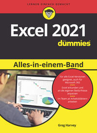 Vorderes Coverbild Excel 2021 Alles-in-einem-Band für Dummies