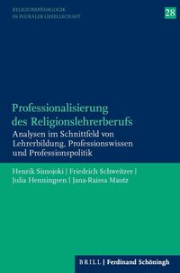 Vorderes Coverbild Professionalisierung des Religionslehrerberufs
