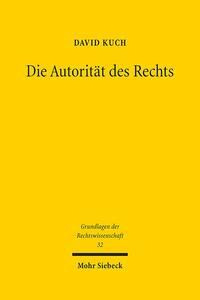 Vorderes Coverbild Die Autorität des Rechts