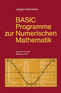 Vorderes Coverbild BASIC-Programme zur Numerischen Mathematik