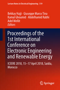 Vorderes Coverbild Proceedings of the 1st International Conference on Electronic Engineering and Renewable Energy