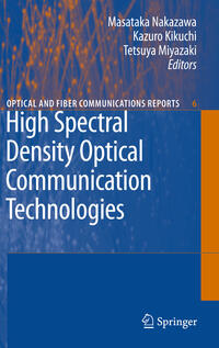 Vorderes Coverbild High Spectral Density Optical Communication Technologies