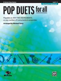 Vorderes Coverbild Pop Duets for All - Bb Clarinet / Bass Clarinet