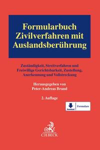 Vorderes Coverbild Formularbuch Zivilverfahren mit Auslandsberührung