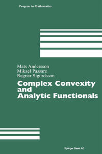 Vorderes Coverbild Complex Convexity and Analytic Functionals
