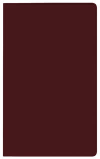 Vorderes Coverbild Taschenkalender Saturn Leporello PVC burgund 2025