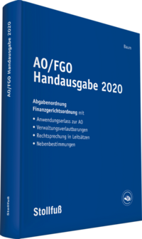 Vorderes Coverbild AO/FGO Handausgabe 2020