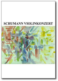 Vorderes Coverbild Schumann Violinenkonzert