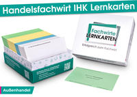 Vorderes Coverbild Handelsfachwirt IHK Lernkarten - Außenhandel