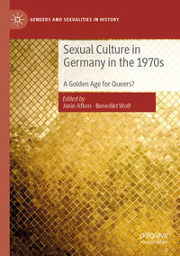 Vorderes Coverbild Sexual Culture in Germany in the 1970s