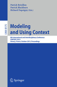 Vorderes Coverbild Modeling and Using Context