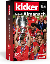 Vorderes Coverbild Kicker Fußball-Almanach 2021