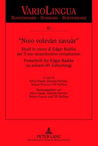 Vorderes Coverbild «Noio volevàn savuàr»