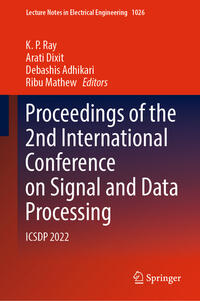 Vorderes Coverbild Proceedings of the 2nd International Conference on Signal and Data Processing