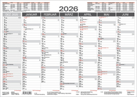Vorderes Coverbild Tafelkalender A5 2026